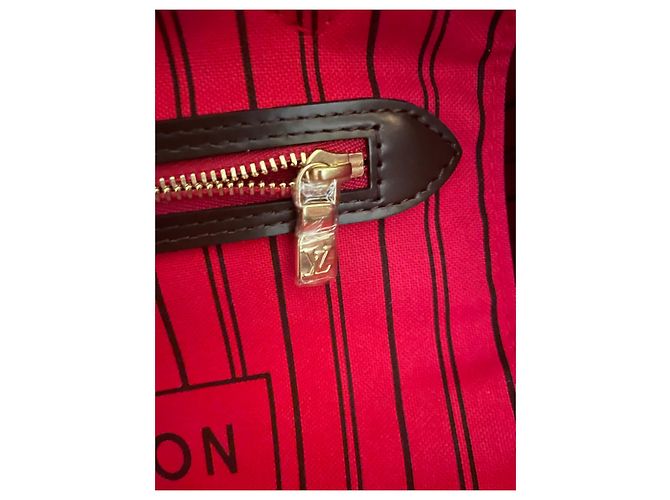 Louis Vuitton Neverfull MM Marron - vue 7