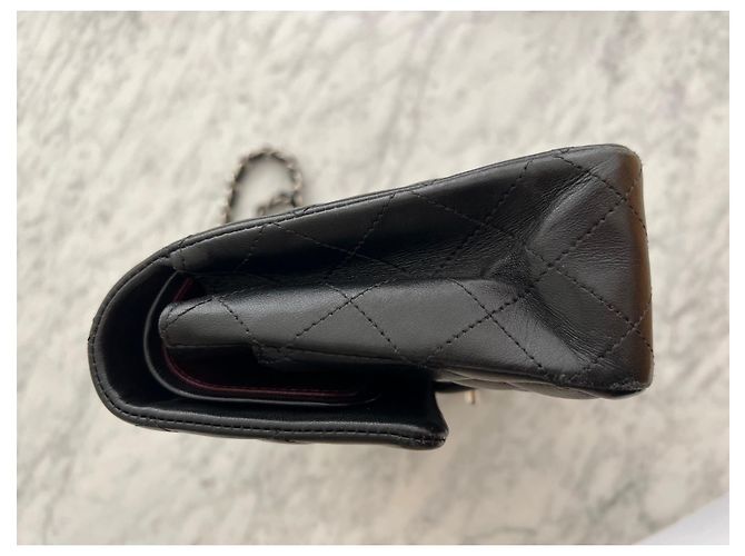 Borsa a mano Chanel Timeless in pelle di agnello nera Nero - vista 12