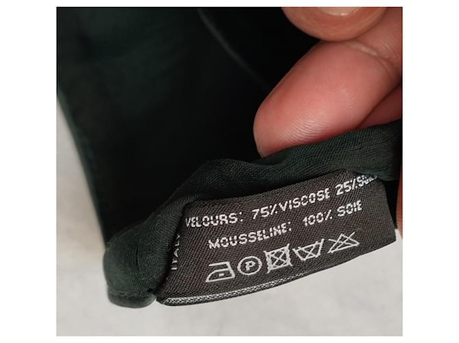 Louis Vuitton Samtschal dunkelgrün - Ansicht 4