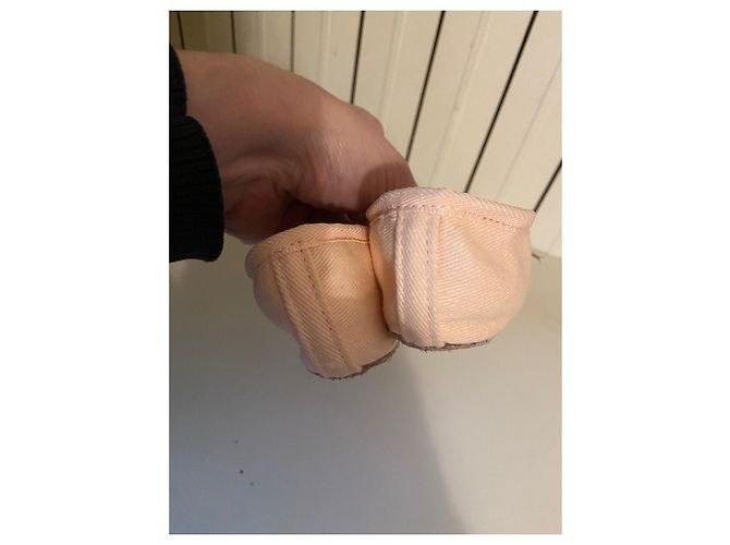 Pantofole da danza Repetto in cotone rosa per bambina - vista 5