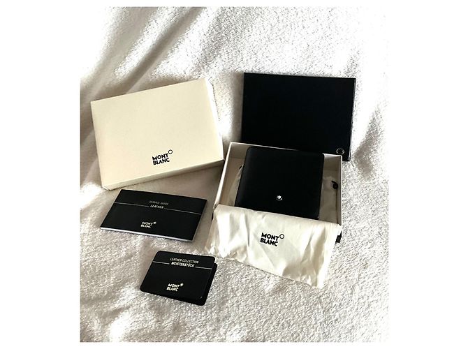 Montblanc 4cc wallet black lambskin - view 2