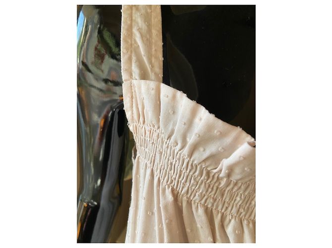 Marc by Marc Jacobs Top de tirantes en algodón plumetis beige rosa - vista 4