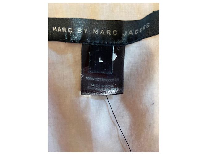 Marc by Marc Jacobs Top de tirantes en algodón plumetis beige rosa - vista 8