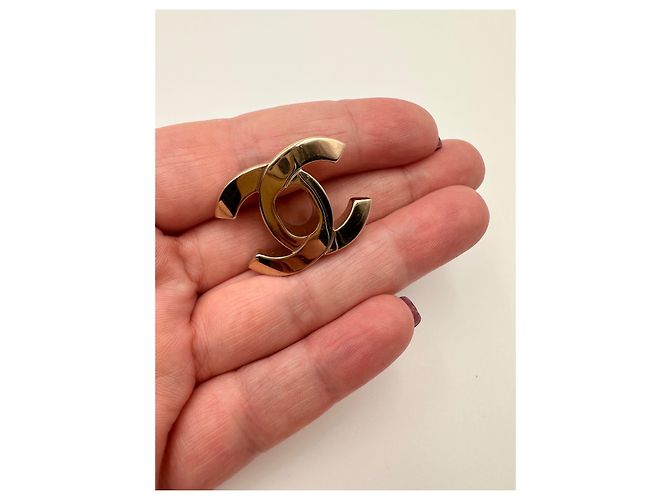 Originaler CHANEL CC-Drehverschluss Golden - Ansicht 6