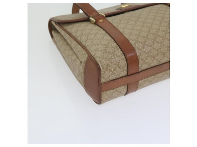 Céline CELINE Borsa a tracolla in tela Macadam Beige Auth 60074 - vista 15