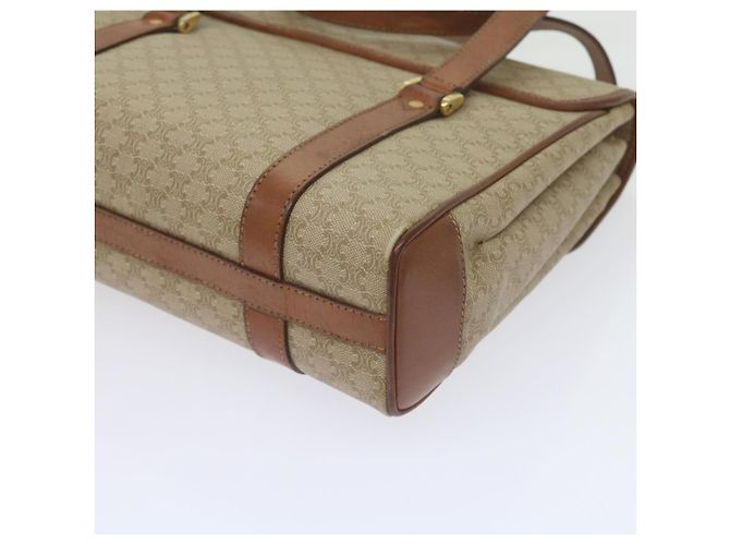 Céline CELINE Borsa a tracolla in tela Macadam Beige Auth 60074 - vista 16