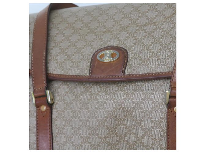 Céline CELINE Borsa a tracolla in tela Macadam Beige Auth 60074 - vista 18