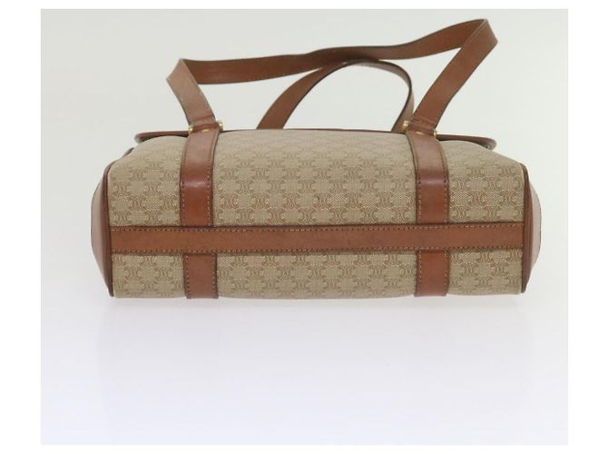 Céline CELINE Borsa a tracolla in tela Macadam Beige Auth 60074 - vista 5