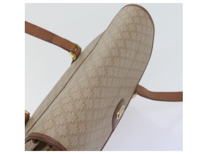 Céline CELINE Borsa a tracolla in tela Macadam Beige Auth 60074 - vista 6
