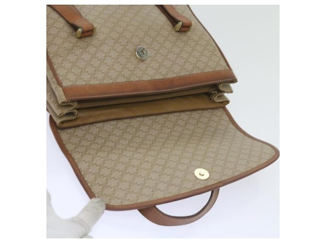 Céline CELINE Borsa a tracolla in tela Macadam Beige Auth 60074 - vista 9