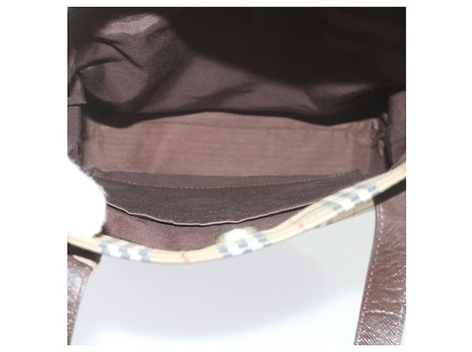 Autre Marque Burberrys Nova Check Umhängetasche Canvas Beige Auth 60870 - Ansicht 11