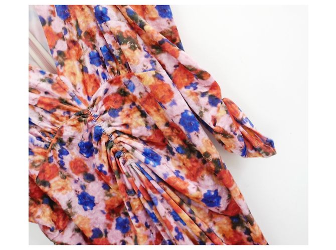 Isabel Marant Gilalbi Blumensamtkleid - Ansicht 3