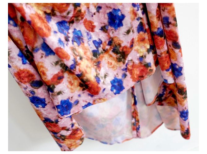 Isabel Marant Gilalbi Blumensamtkleid - Ansicht 5