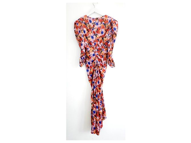 Isabel Marant Gilalbi Blumensamtkleid - Ansicht 6