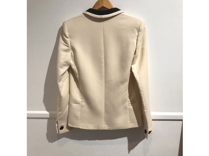 EMILIO PUCCI Jacken T.FR 38 Wolle Weiß - Ansicht 2