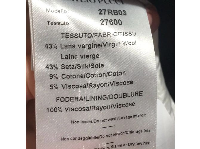 EMILIO PUCCI Jacken T.FR 38 Wolle Weiß - Ansicht 9