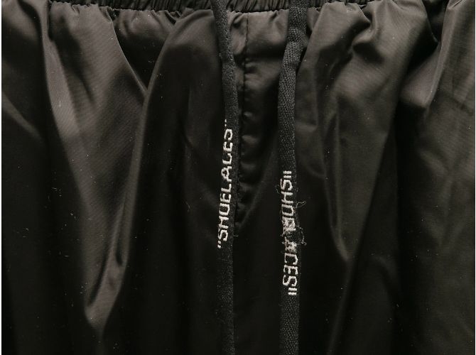 Off White Calça de treino preta esbranquiçada tamanho UE 42 - vista 2