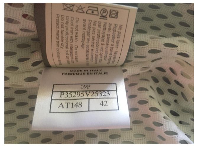 Chanel Jacke Silberfarben aus Polyester - Ansicht 12