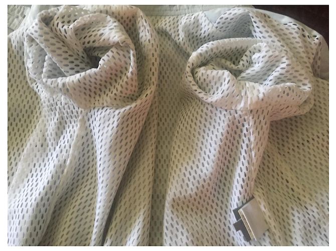 Chanel Jacke Silberfarben aus Polyester - Ansicht 14