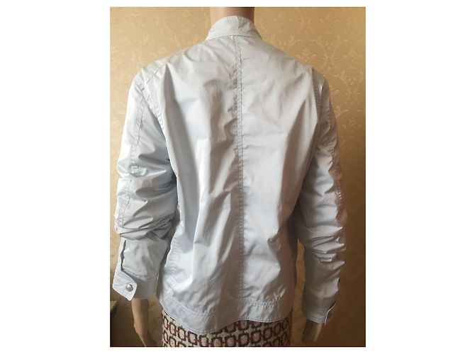 Chanel Jacke Silberfarben aus Polyester - Ansicht 3