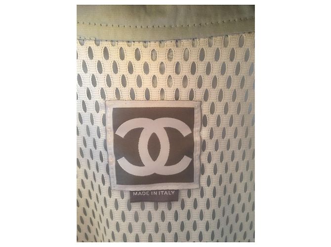 Chanel Jacke Silberfarben aus Polyester - Ansicht 9