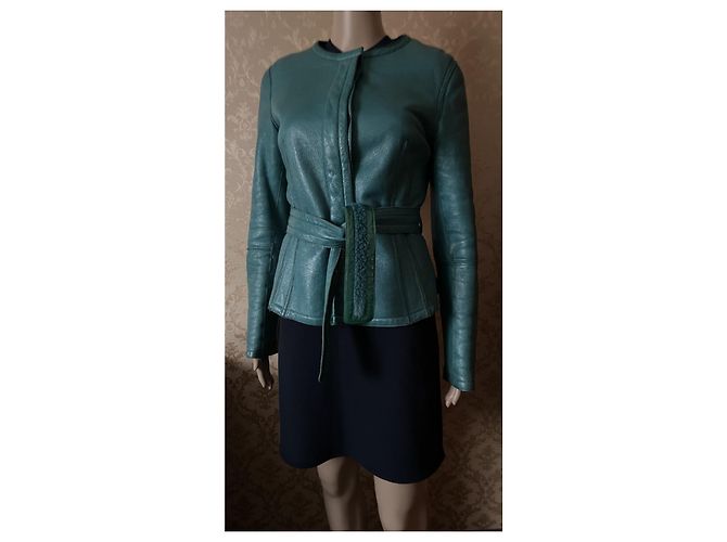 Yves Saint Laurent Reversible Leder Bikerjacke - Ansicht 11