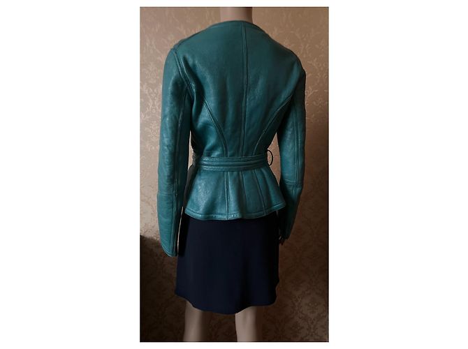Yves Saint Laurent Reversible Leder Bikerjacke - Ansicht 13