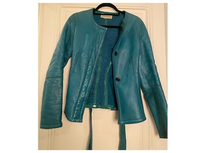 Yves Saint Laurent Reversible Leder Bikerjacke - Ansicht 2