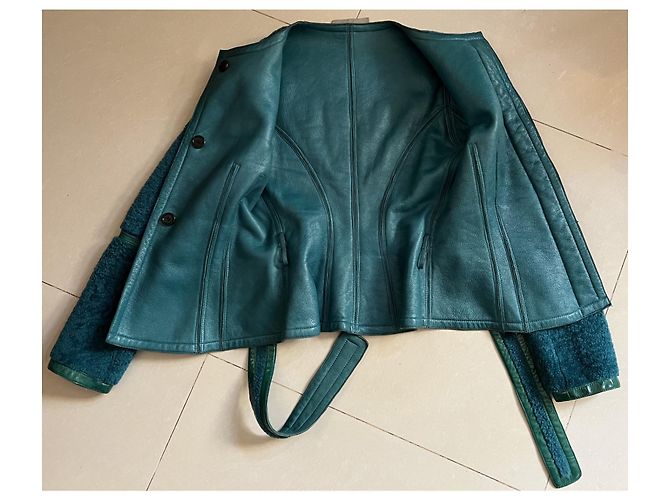 Yves Saint Laurent Reversible Leder Bikerjacke - Ansicht 9