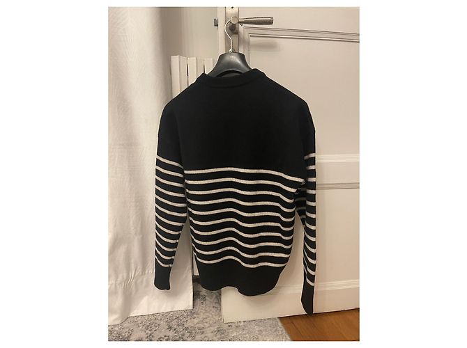 Ami Black Wool Sweater - view 2