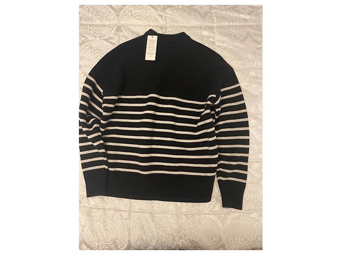 Ami Black Wool Sweater - view 4