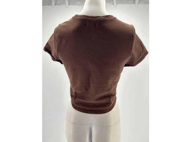 Madewell tops T.International S Algodón Castaño - vista 3