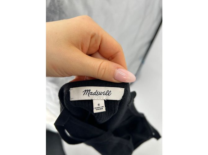 Madewell tops T.International S Algodón Negro - vista 5