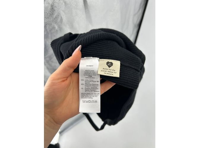 Madewell tops T.International S Algodón Negro - vista 6