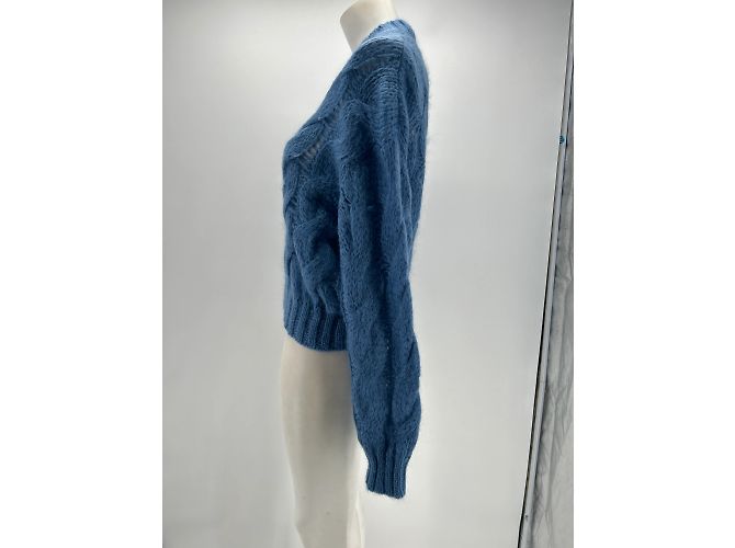 Prada malha T.IT 42 Lã Azul - vista 3