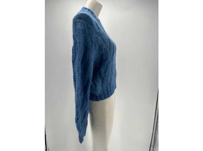 Prada malha T.IT 42 Lã Azul - vista 4
