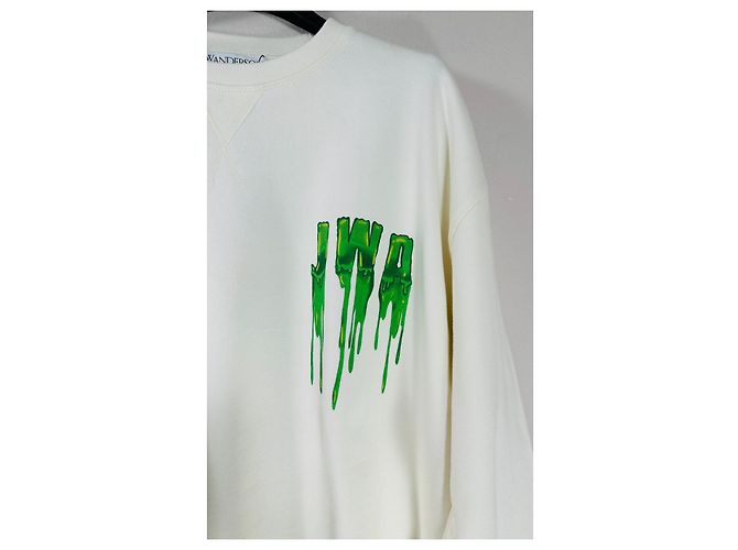 JW Anderson Slime Sweatshirt Weiß Baumwolle Mehrfarben - Ansicht 2