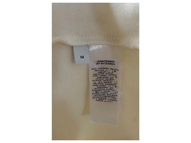 JW Anderson Slime Sweatshirt Weiß Baumwolle Mehrfarben - Ansicht 6