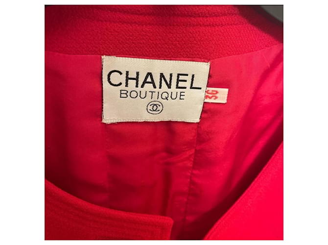 Cambon Chanel Chaquetas Roja - vista 2