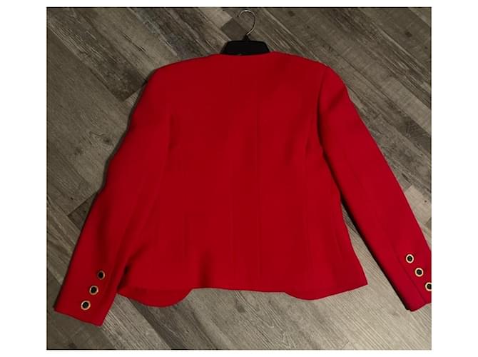 Cambon Chanel Chaquetas Roja - vista 3