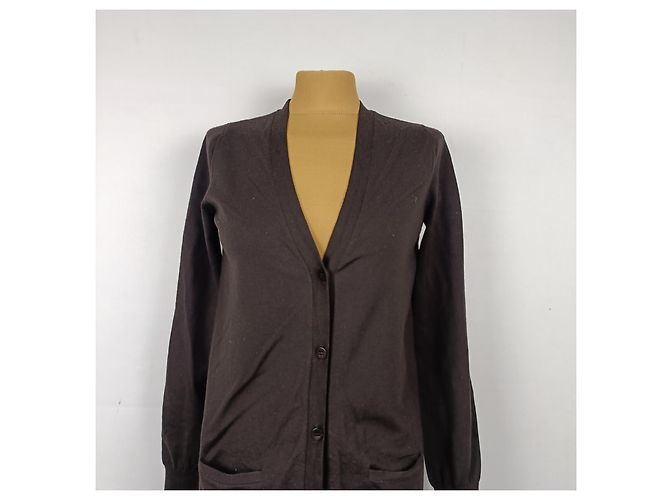 Max Mara Jersey de Lana Marrón Castaño - vista 2