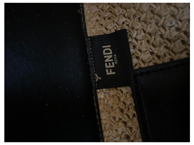 Fendi Peekaboo Iseeyou Bast Tasche Braun - Ansicht 9