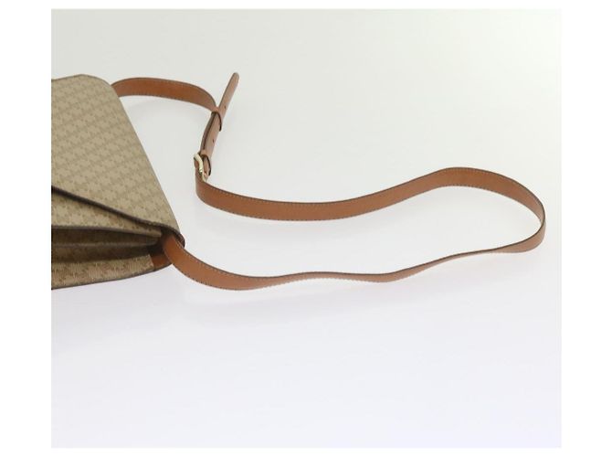 Céline CELINE Borsa a tracolla in tela macadam PVC Beige Marrone Auth yk9762 - vista 14