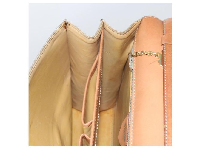 Céline CELINE Borsa a tracolla in tela macadam PVC Beige Marrone Auth yk9762 - vista 23