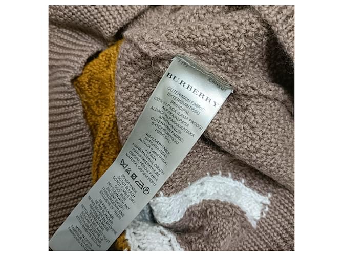 Burberry Brit Strickpullover aus Alpaka Mehrfarben - Ansicht 6