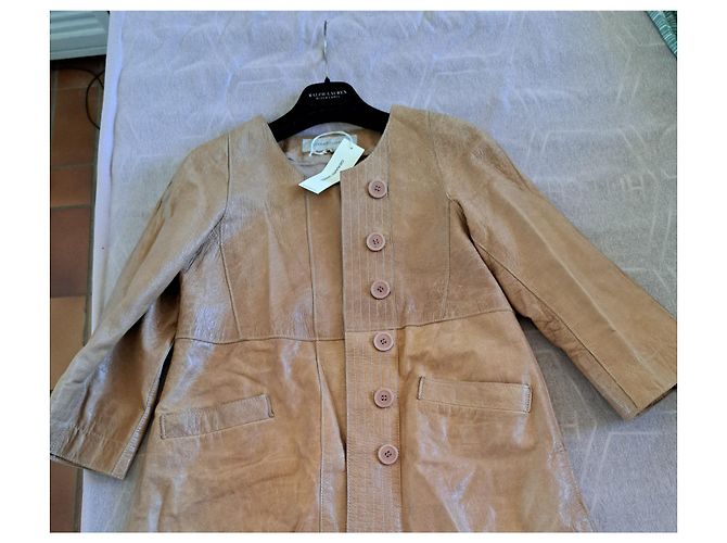 Gerard Darel abrigo de piel.38fr Beige - vista 3