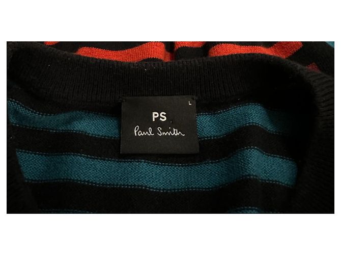 Paul Smith Gestreifter Colour-Block-Pullover aus Wollmischung Mehrfarbig Mehrfarben - Ansicht 4