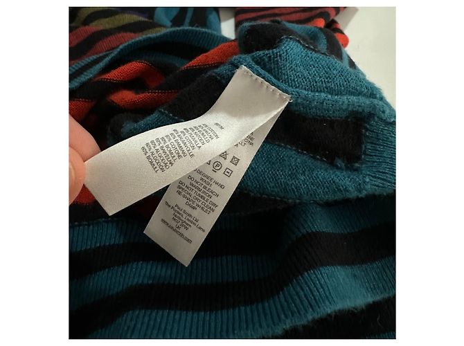 Paul Smith Gestreifter Colour-Block-Pullover aus Wollmischung Mehrfarbig Mehrfarben - Ansicht 5
