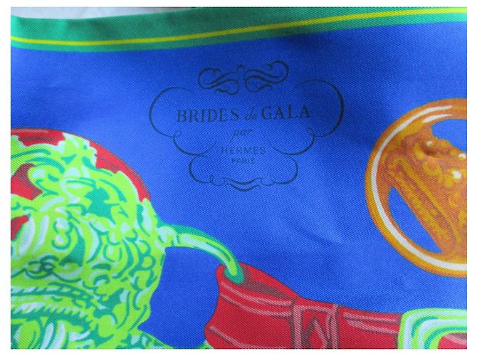 Hermès Seidenschal 'Galabräute'. Mehrfarben - Ansicht 2
