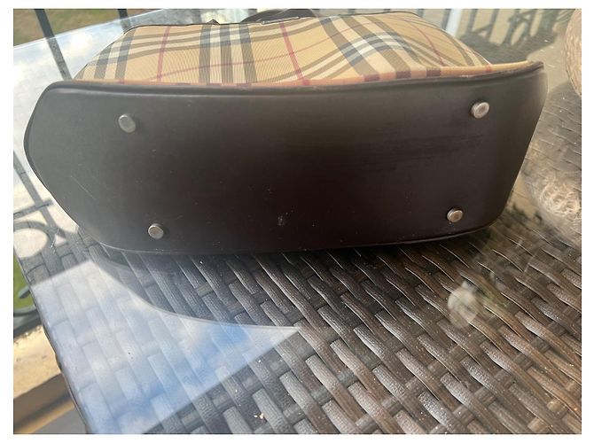 Borsa Burberry Beige in tela - vista 2